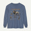 African Lion Anatomy Graphic Long Sleeve Tee