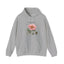 Peony Botanical Hoodie — "Common Peony" Vintage Floral Diagram Sweatshirt