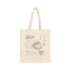 Hermit Crab Anatomy Canvas Tote Bag – Illustrated Marine Biology Tote