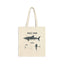 Whale Shark Cotton Anatomy Bag — Marine Life Canvas Shopper