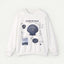 Scallop Anatomy Sweatshirt — Atlantic Bay Seashell Illustration Crewneck