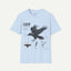Crow Anatomy Graphic T-Shirt — Vintage Raven Illustration Tee