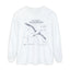 Wandering Albatross Long Sleeve Tee — Vintage Coastal Bird Illustration