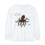 Octopus Anatomy Long Sleeve Tee — Vintage Marine Biology Graphic Shirt