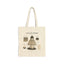 Veiled Lady Stinkhorn Tote Bag — Botanical Mushroom Illustration Canvas Tote