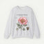 Peony Botanical Sweatshirt — "Common Peony" Floral Crewneck