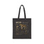 Amur Tiger Anatomy Tote Bag — Educational Wildlife Cotton Canvas Tote