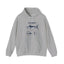 Blue Marlin Illustration Hoodie – Marine Species Diagram Fishing Sweatshirt