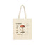 Mushroom Botanical Anatomy Tote Bag — Fly Agaric Illustration Canvas Tote