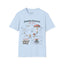 Amanita muscaria Life Cycle Anatomy T-Shirt — Educational Mushroom Diagram Tee