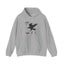 Crow Anatomy Hoodie — Vintage Raven Diagram Hooded Sweatshirt