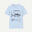 Yellowfin Tuna Anatomy T-Shirt — Vintage Fish ID Graphic Tee