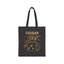 Cougar Anatomy Canvas Tote Bag — Wildlife Illustration Eco Shopper
