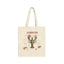 Lobster Anatomy Canvas Tote Bag — Vintage Seafood Illustration Grocery Market Tote