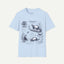 Ferret Vintage Anatomy T-Shirt — Botanical Wildlife Tee