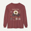 Botanical Diagram Long Sleeve Tee — Wild Rose Illustration