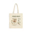Hymenopus Coronatus Botanical Tote Bag — Praying Mantis Anatomy Canvas Tote