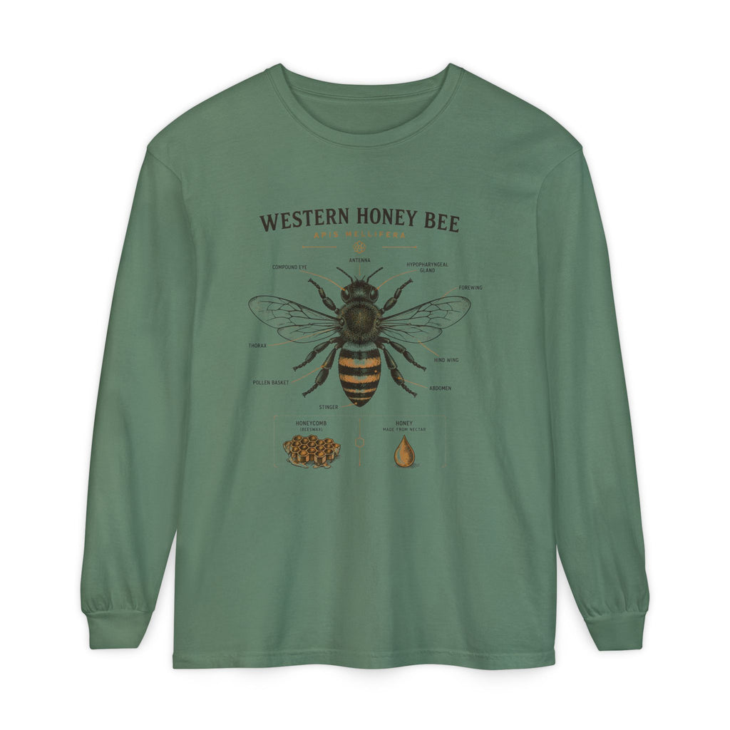 Unisex Garment-dyed Long Sleeve T-Shirt