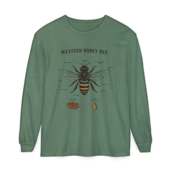 Unisex Garment-dyed Long Sleeve T-Shirt