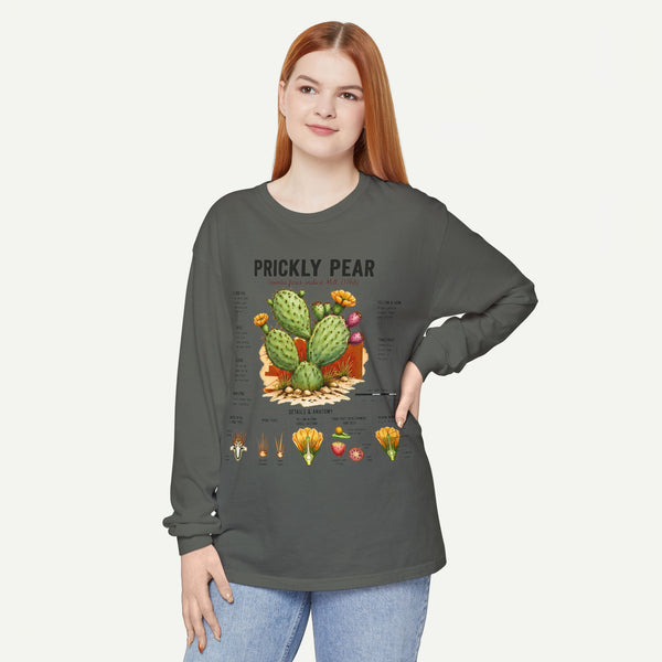 Prickly Pear Botanical Long Sleeve Shirt