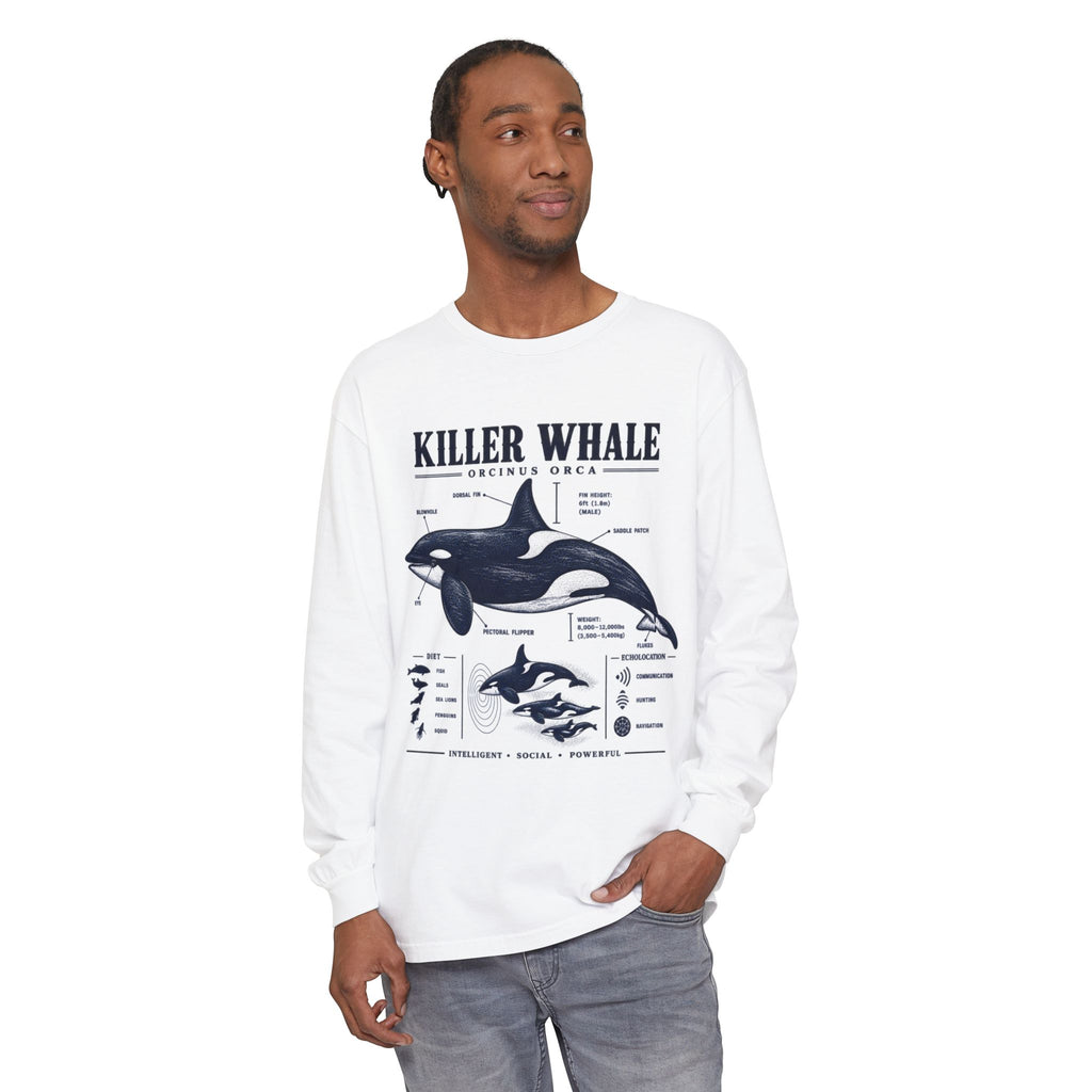 Killer Whale Anatomy Long Sleeve Tee