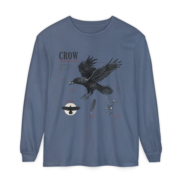 Crow Anatomy Long Sleeve Tee