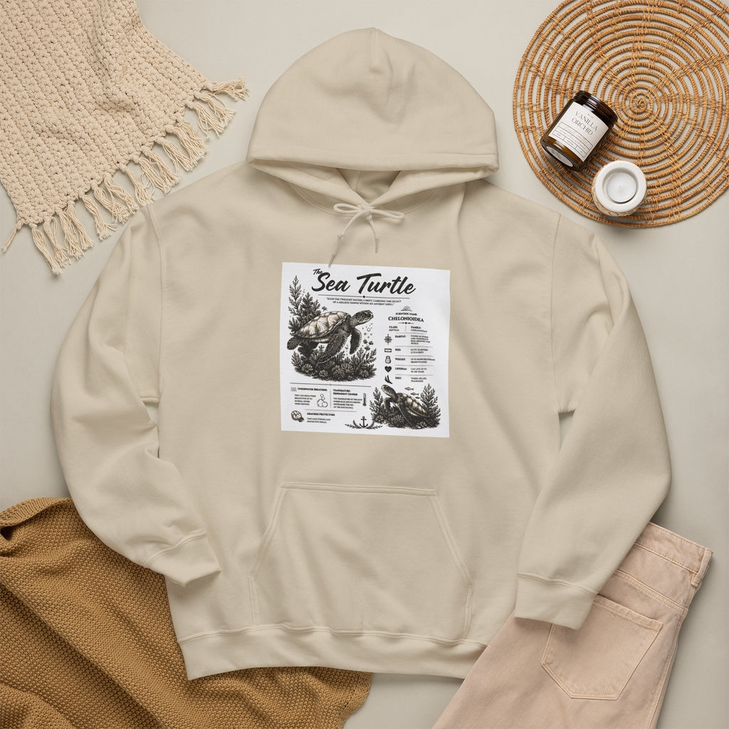 Sea Turtle Hoodie – Vintage Ocean Conservation Graphic Sweatshirt