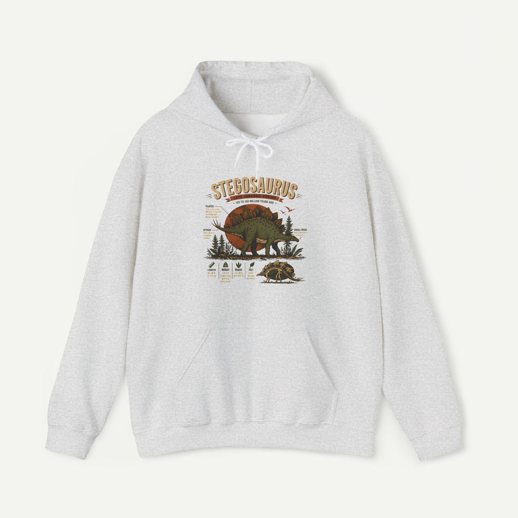 Stegosaurus Vintage Anatomy Hoodie – Retro Dino Nature Sweatshirt
