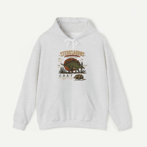 Stegosaurus Vintage Anatomy Hoodie – Retro Dino Nature Sweatshirt