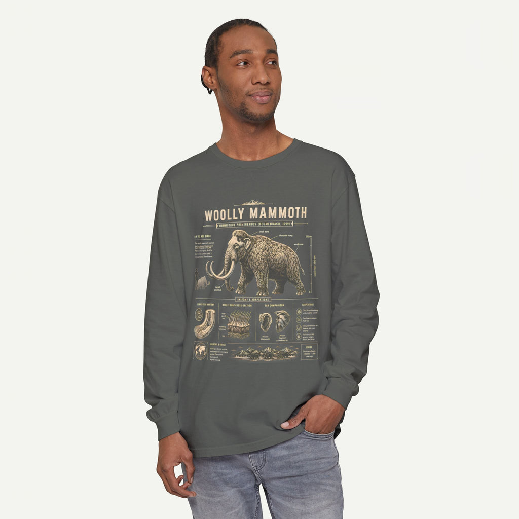 Woolly Mammoth Anatomy Long Sleeve Tee
