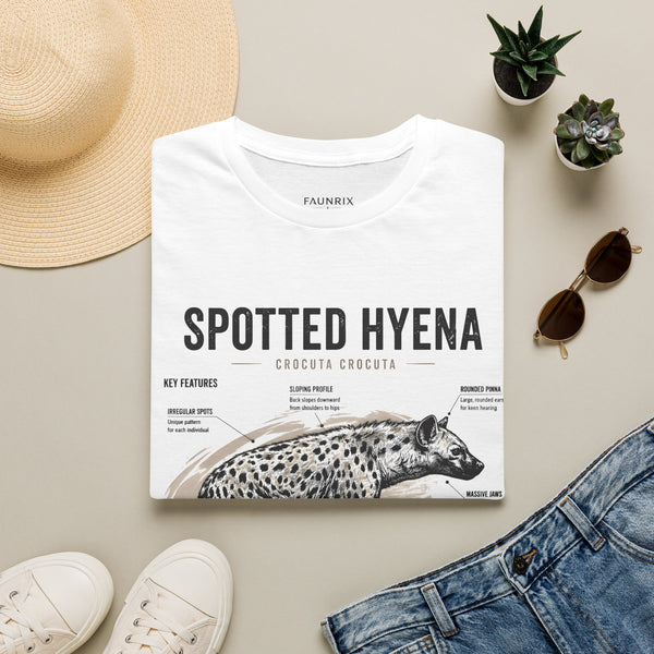 Spotted Hyena Anatomy T-Shirt — Vintage Wildlife Tee