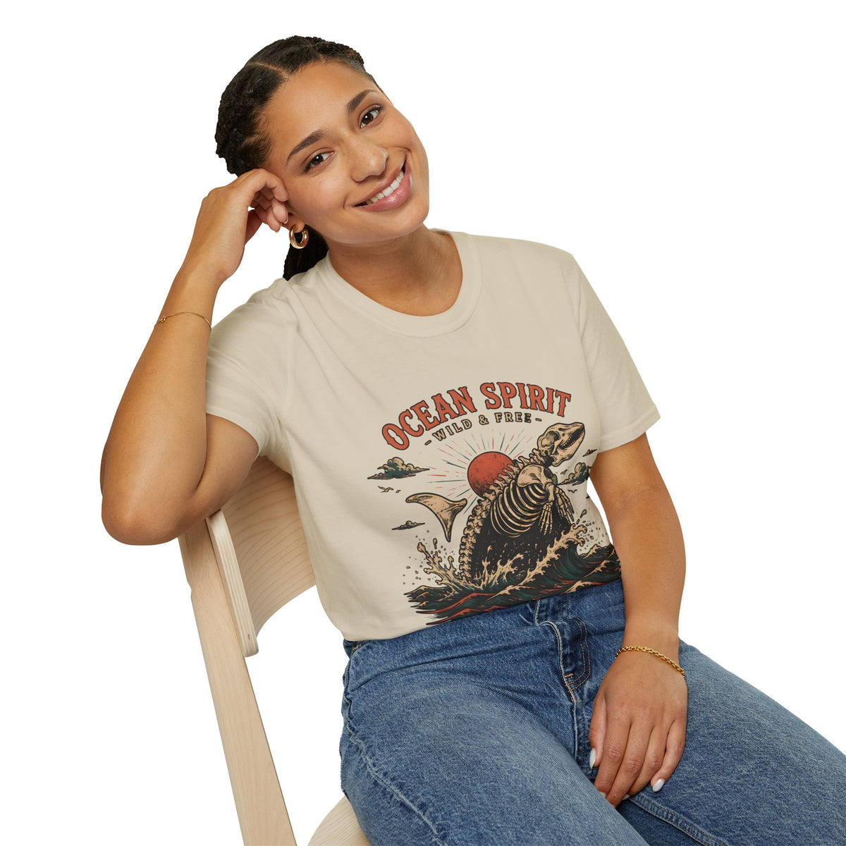 Ocean Spirit T-Shirt — Wild & Free Sea Turtle Graphic Tee