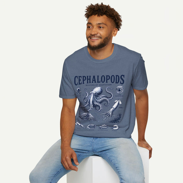 Cephalopods T-Shirt — Masters of Adaptation Vintage Octopus Graphic Tee