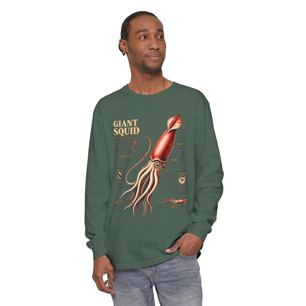 Giant Squid Anatomy Long Sleeve Tee
