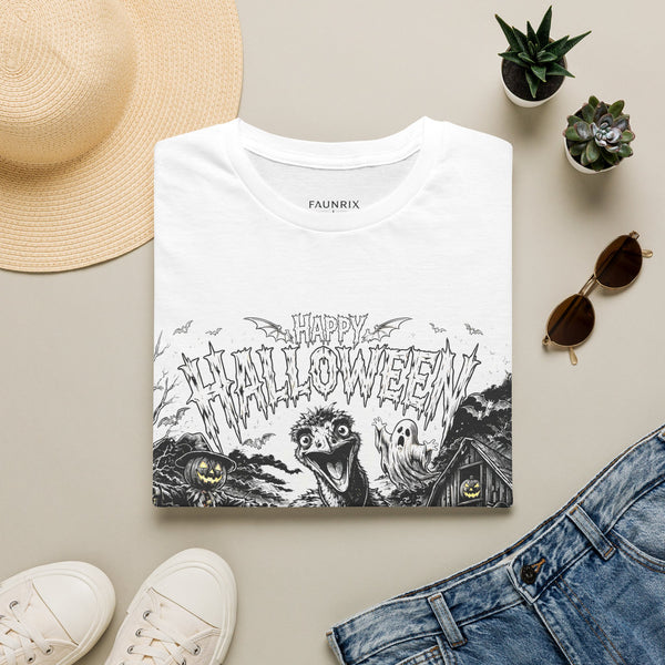 Halloween Vintage Goose T-Shirt — Happy Halloween Retro Horror Graphic