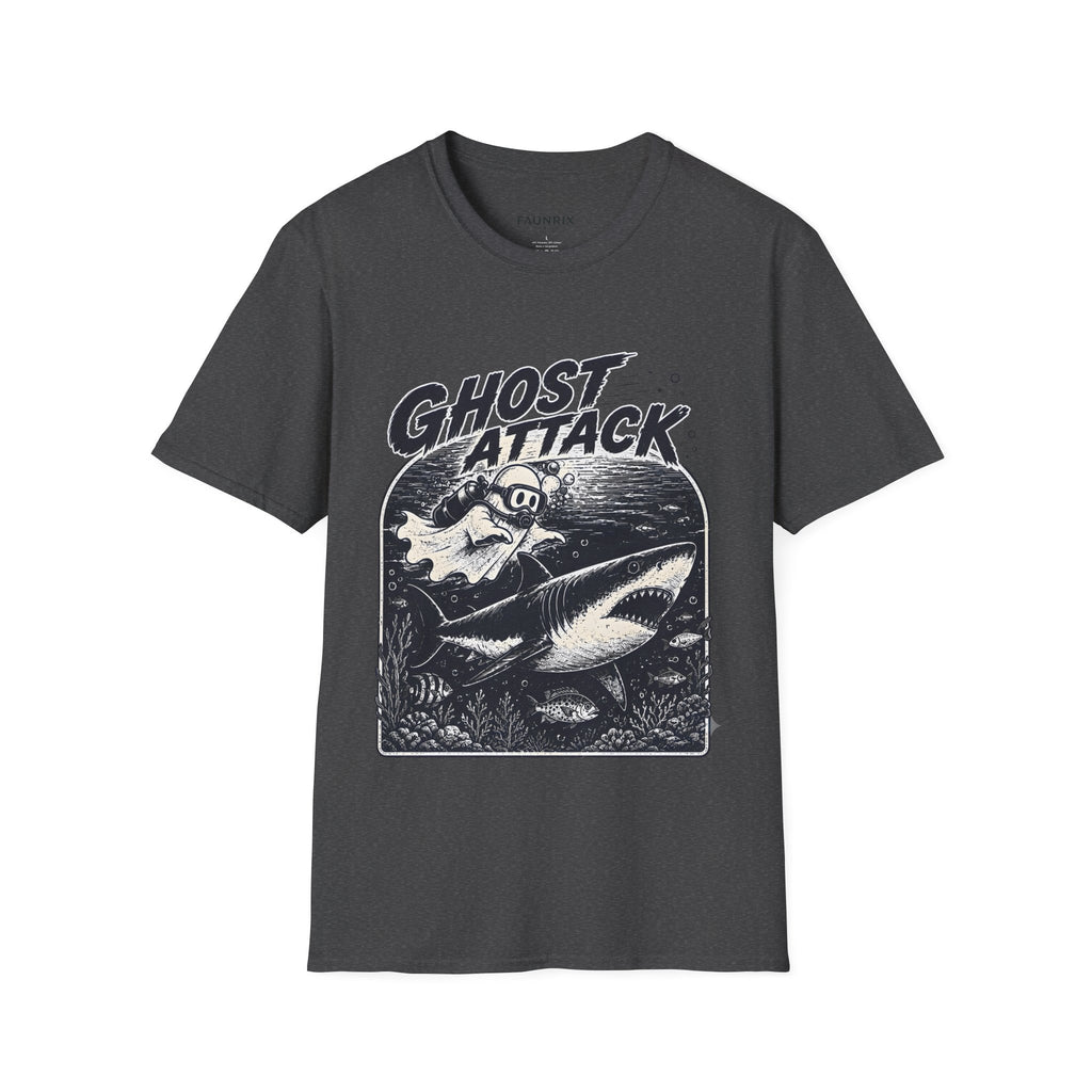 Ghost Attack T-Shirt — Vintage Horror Graphic Tee