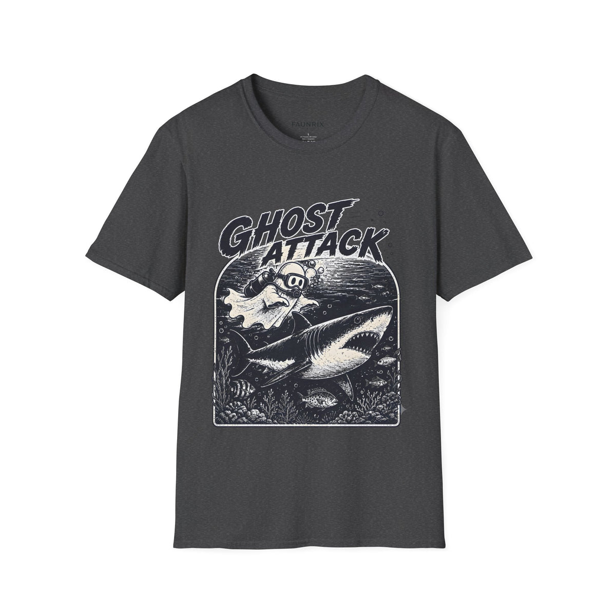 Ghost Attack T-Shirt — Vintage Horror Graphic Tee
