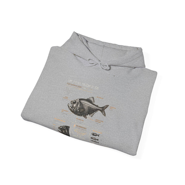Blackfish Anatomy Hoodie – Fish Identification Diagram Sweatshirt