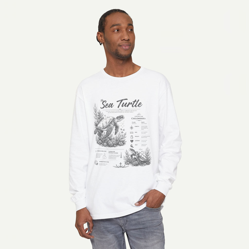 Sea Turtle Anatomy Long Sleeve Tee