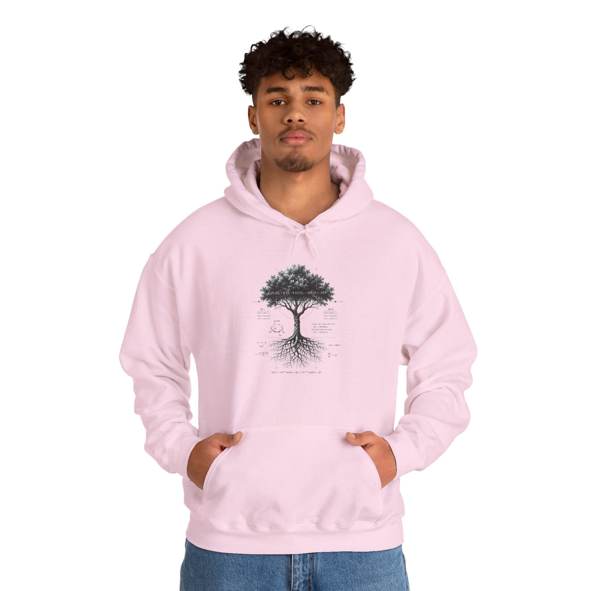 Tree of Life Hoodie — Botanical Diagram Roots & Growth Sweatshirt