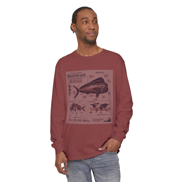 Mahimahi Fish Anatomy Long Sleeve Shirt