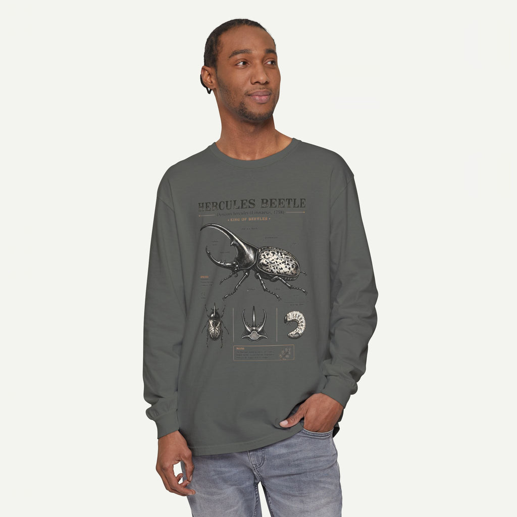 Hercules Beetle Anatomy Long Sleeve Tee