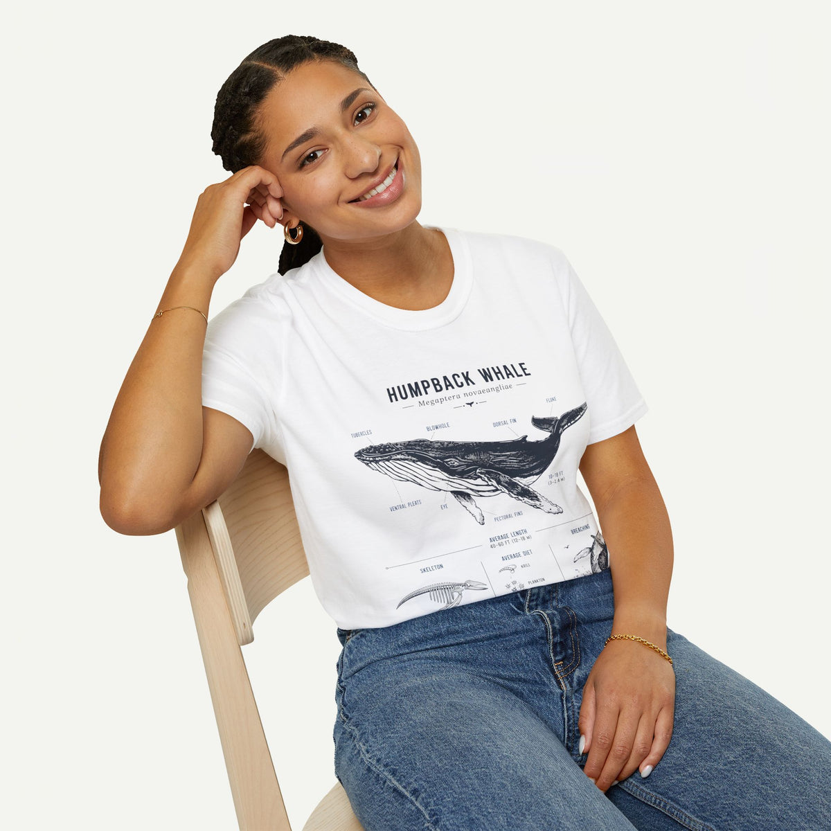 Humpback Whale Anatomy T-Shirt