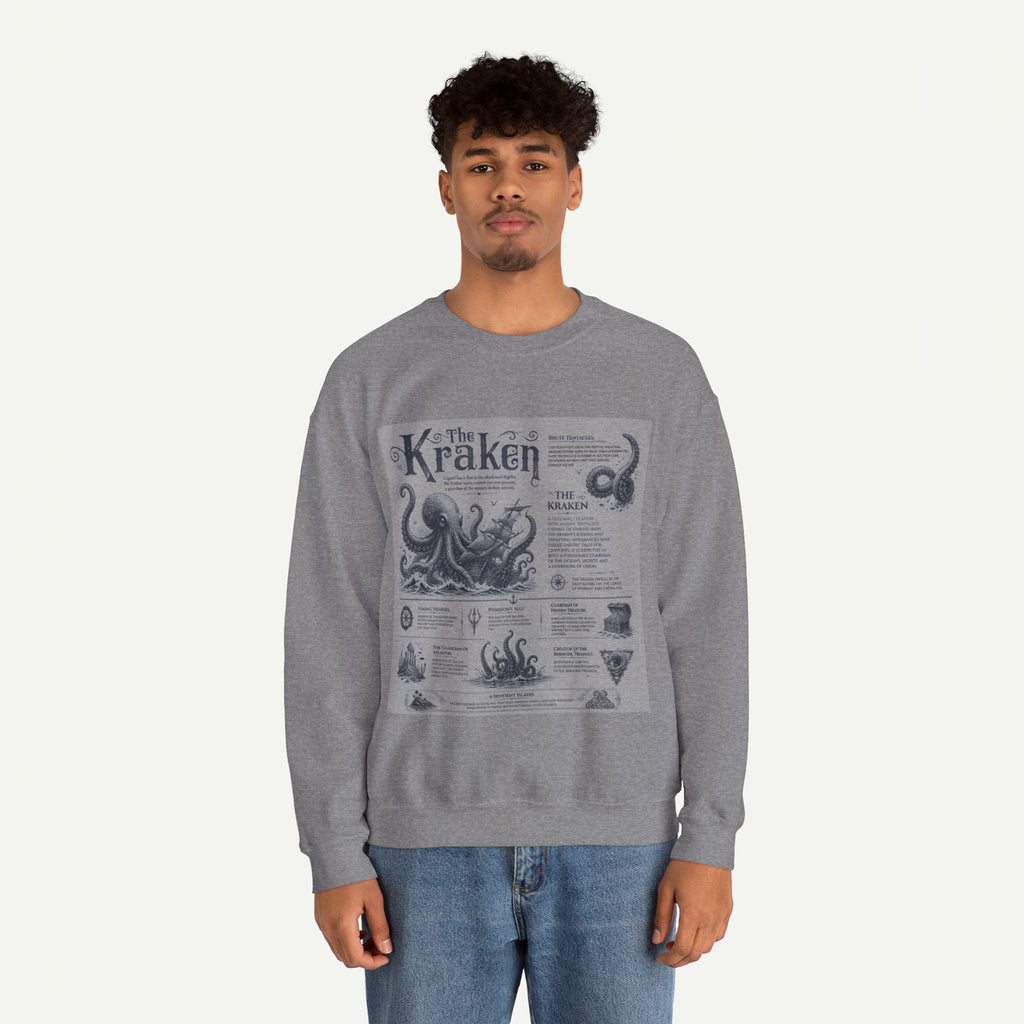 Kraken Illustration Crewneck Sweatshirt
