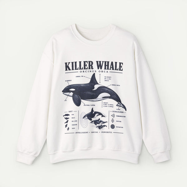 Killer Whale Anatomy Sweatshirt