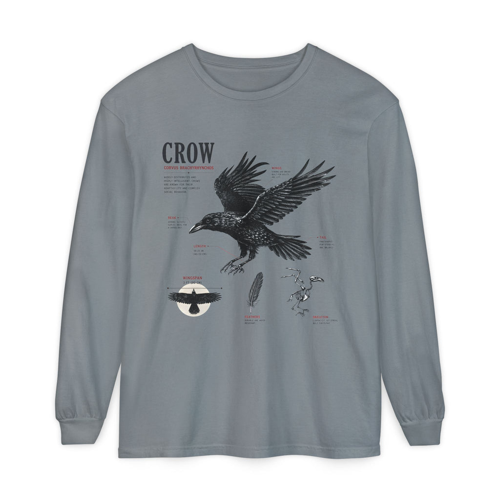 Crow Anatomy Long Sleeve Tee