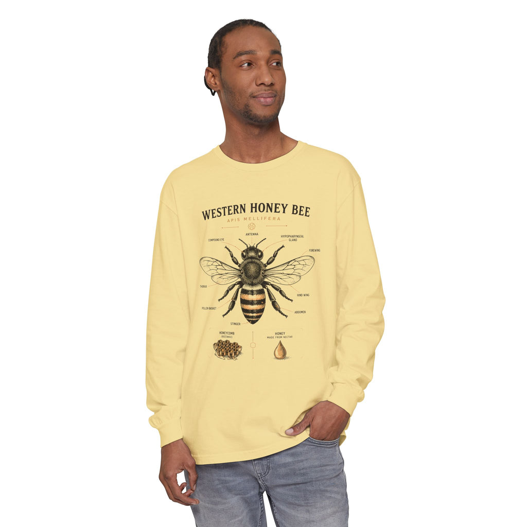 Unisex Garment-dyed Long Sleeve T-Shirt