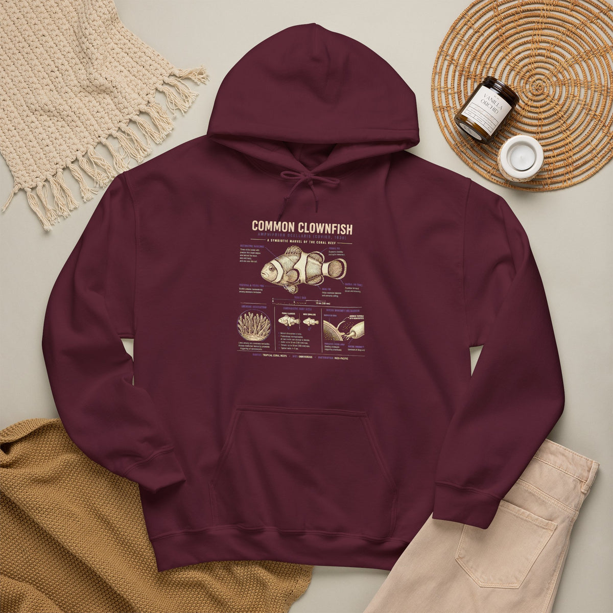 Hoodie — Cheesecake Flavor Chart Graphic Hoodie