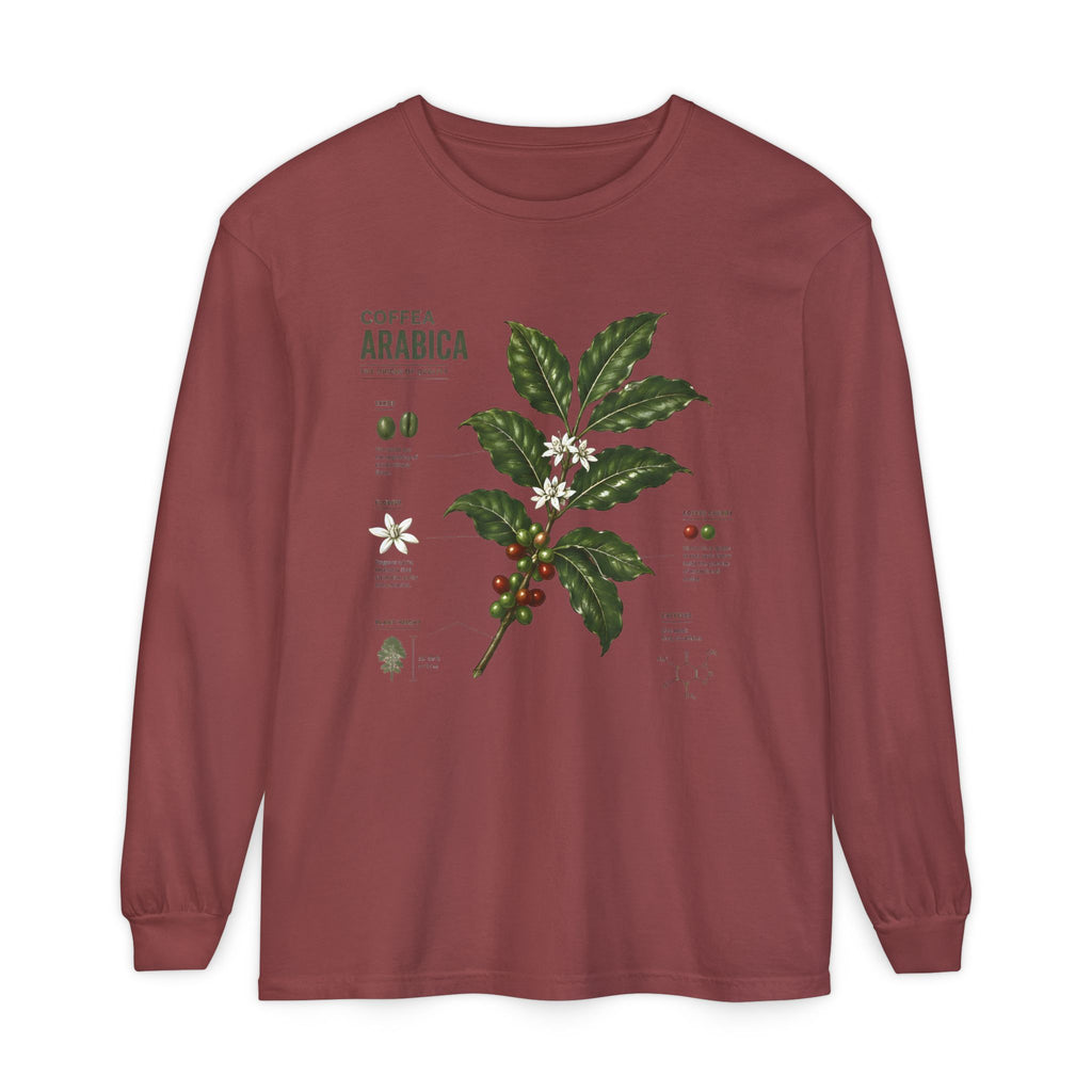 Coffee Arabica Botanical Long Sleeve Tee