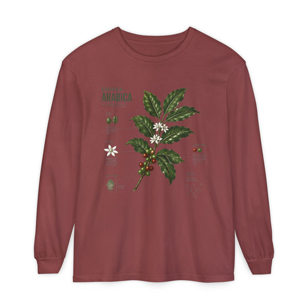 Coffee Arabica Botanical Long Sleeve Tee